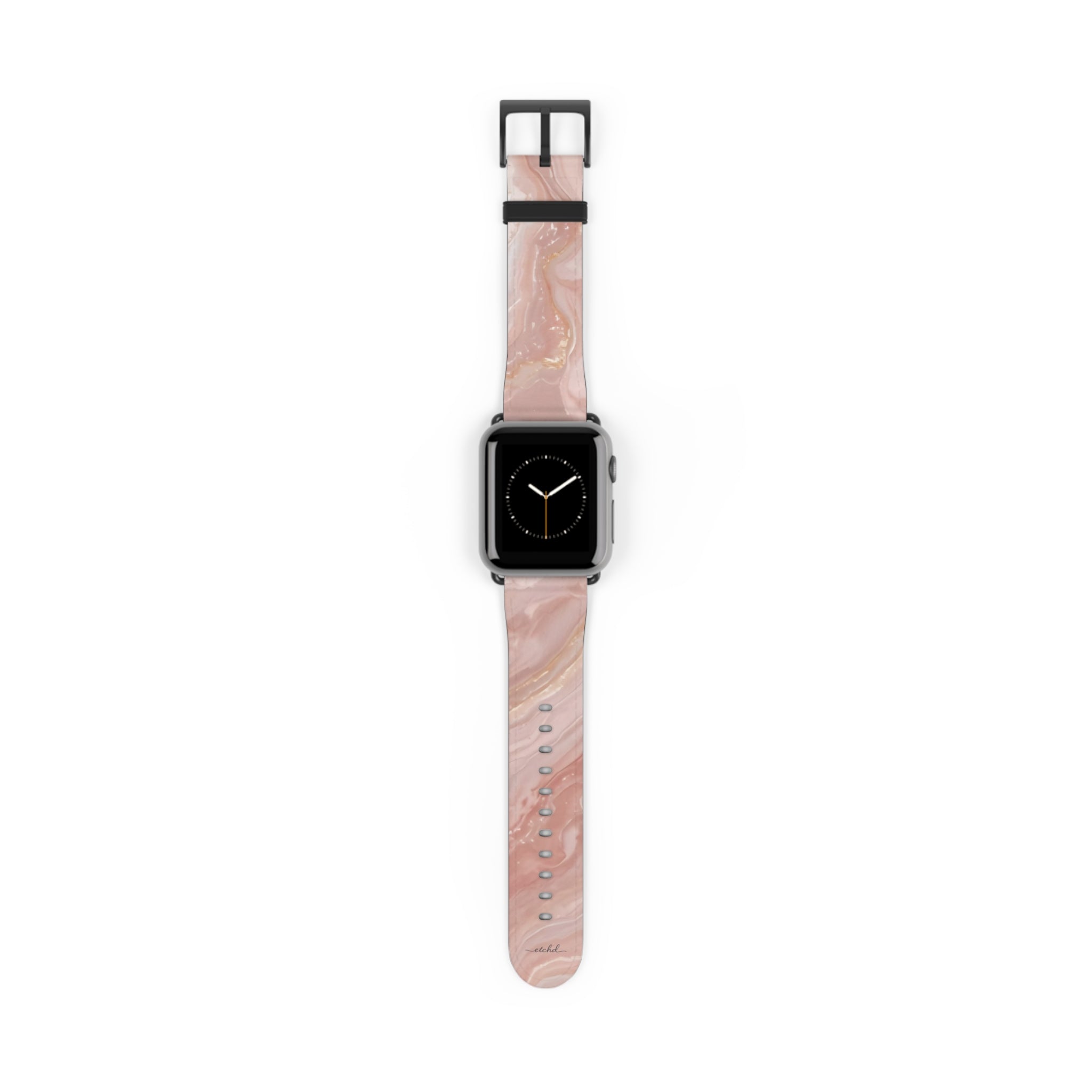 Rose Quartz Smartwatch Strap by etchd