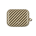 Butter & Brown Striped Diagonal Custodia per AirPods