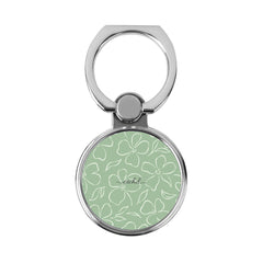 Sage & Cream Floral Classic Ring Holder by etchd