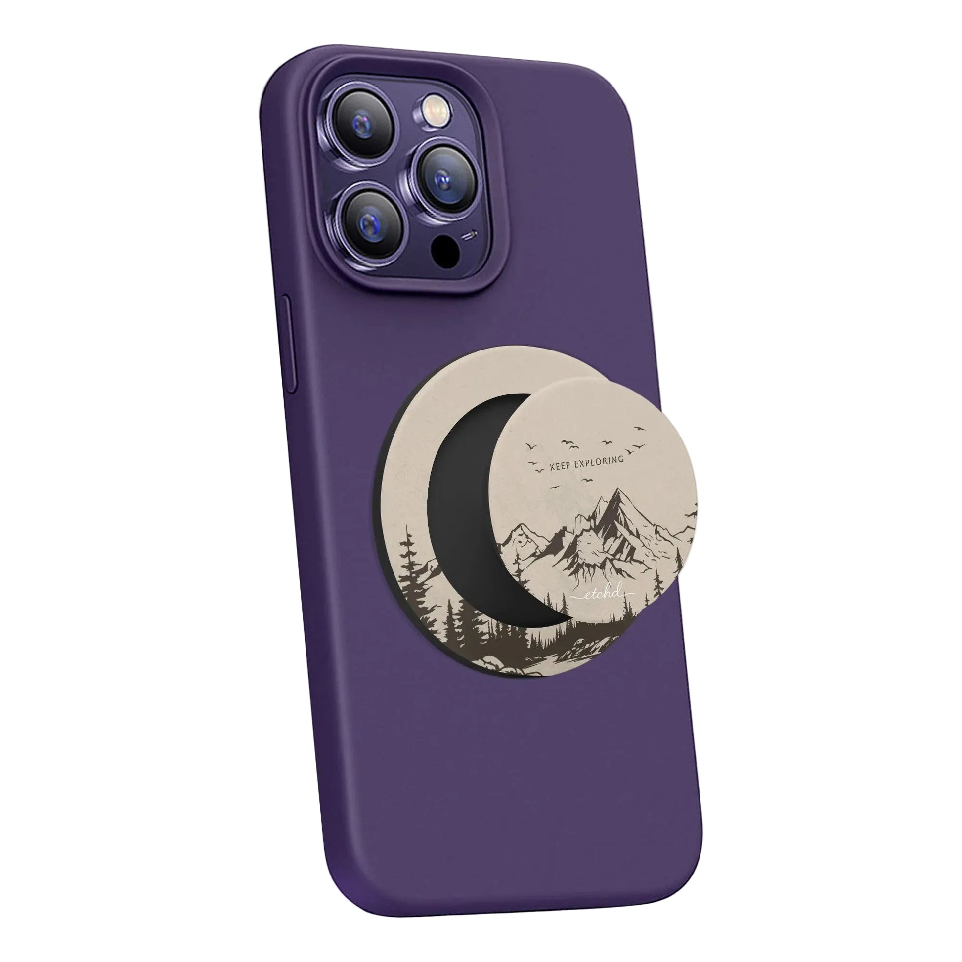 Explorer Phone Grip And Stand by etchd, view 4