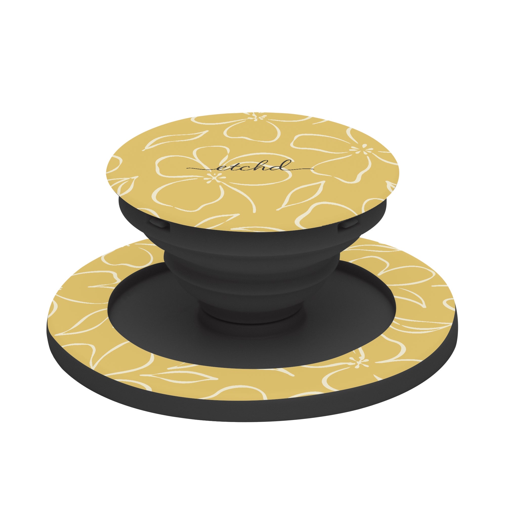 Butter & Cream Floral Phone Grip And Stand by etchd, view 6