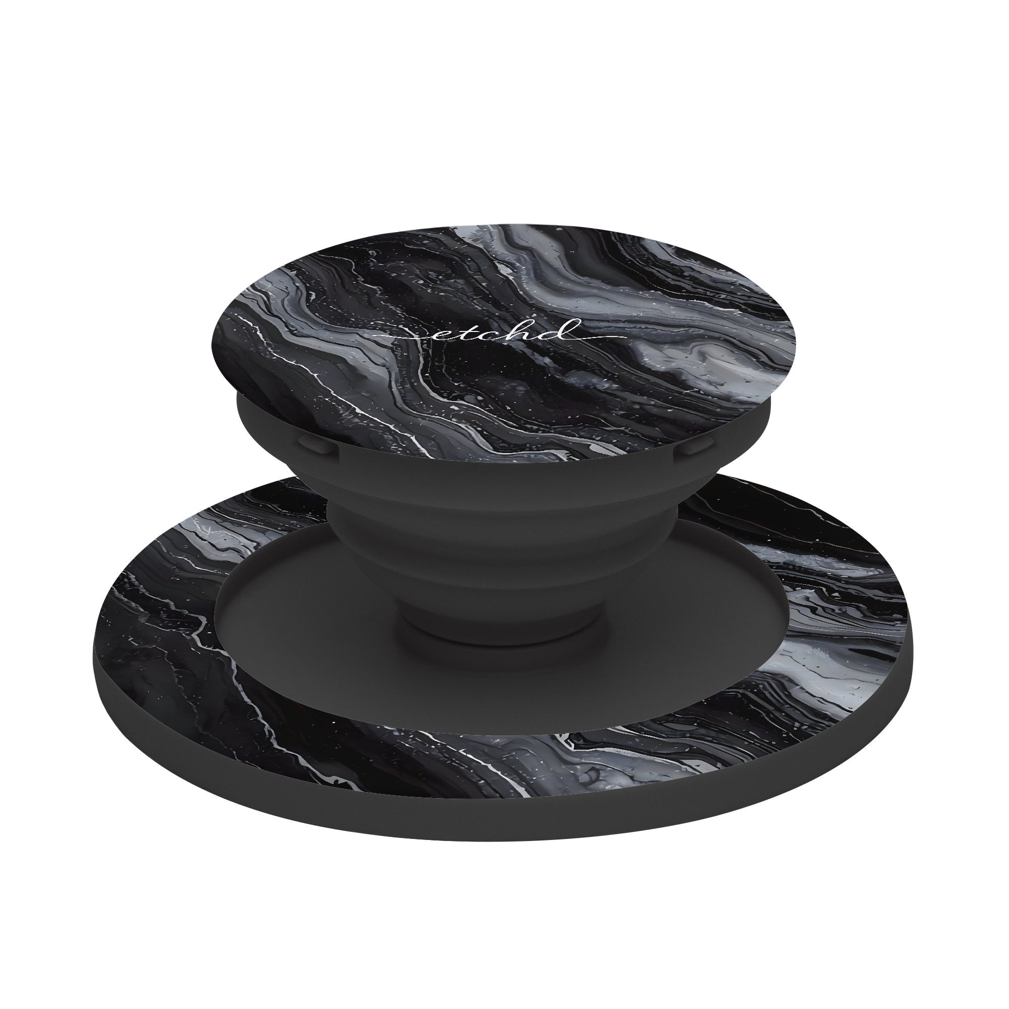 Onyx Pearl Phone Grip And Stand by etchd, view 6