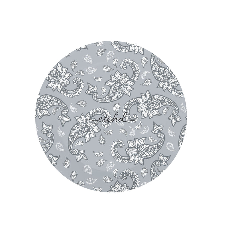 Dusty Blue Paisley Handy-Halterung und Ständer-zoom-