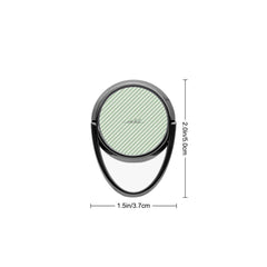 Sage & Cream Striped Diagonal Phone Ring Holder by etchd, view 3