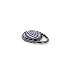Navy And White Striped Diagonal Phone Ring Holder by etchd, view 2