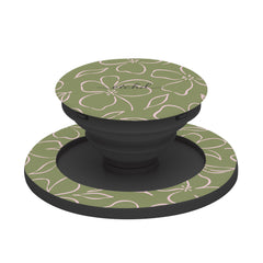 Green & Pink Floral Phone Grip And Stand by etchd, view 6