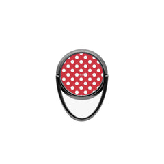 Classic Red Polka Dot Phone Ring Holder by etchd, view 4