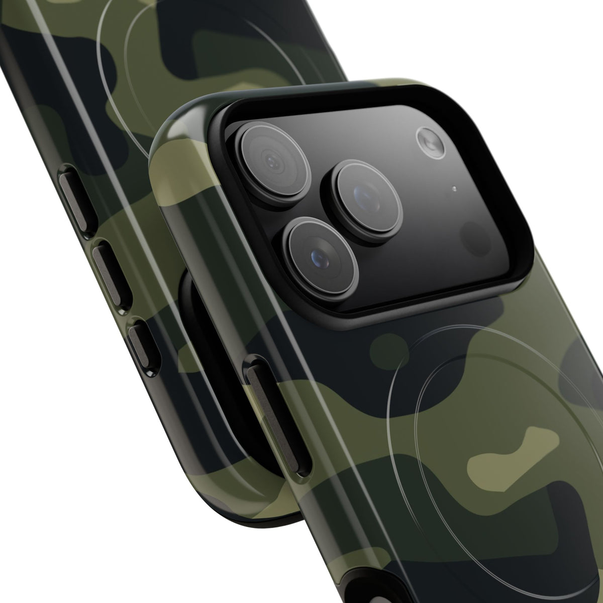 Green Camo Magnetic Phone Case by etchd, view 99