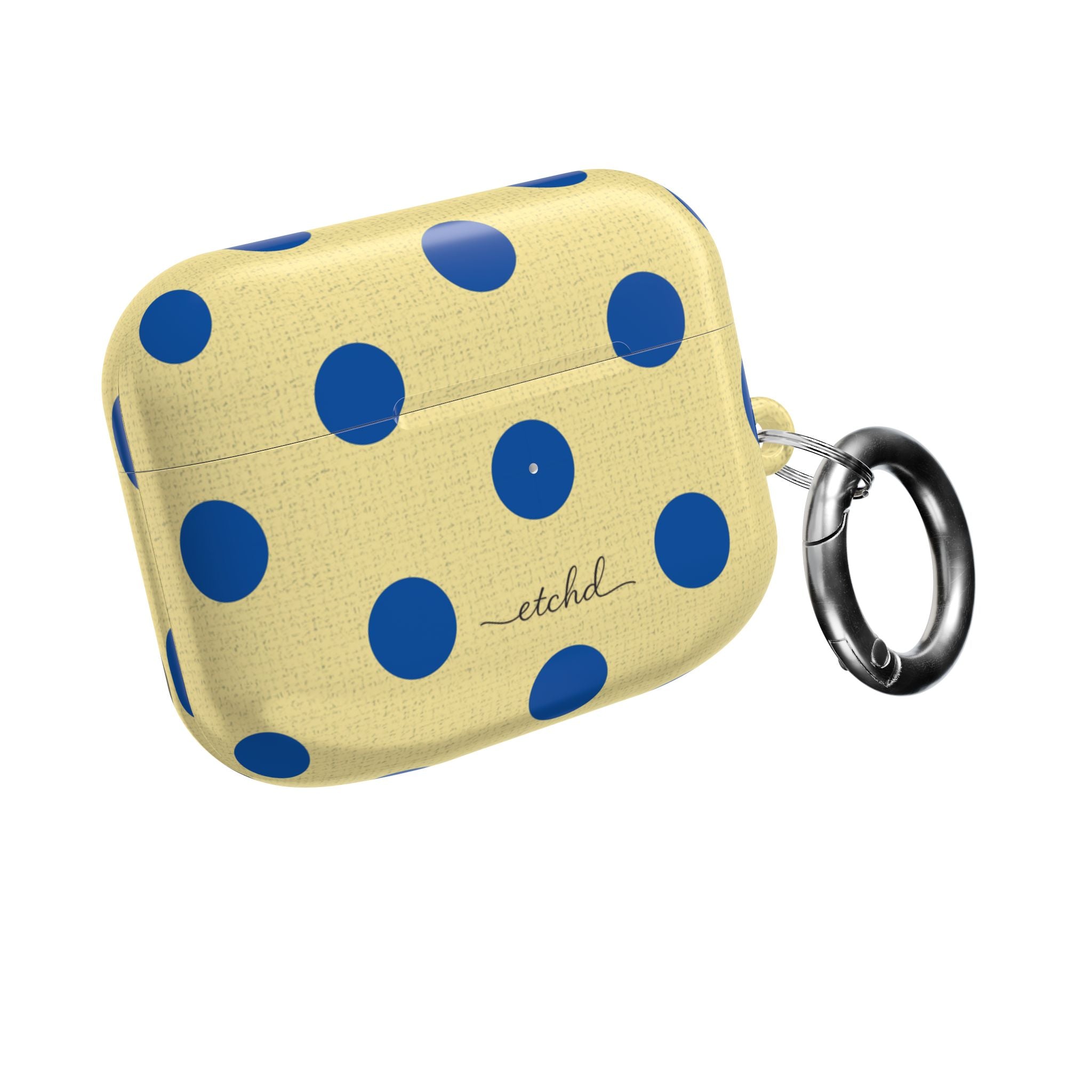 Cobalt & Butter Polka Dot AirPod Case by etchd, view 8