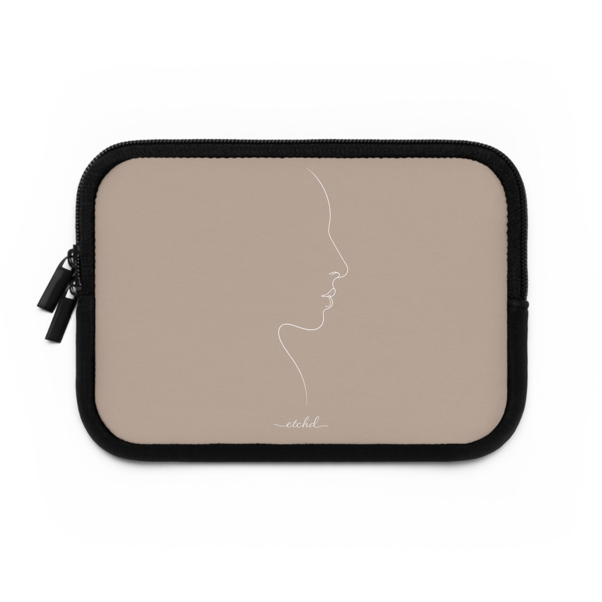 Line Profile Laptop Sleeve by etchd, view 2
