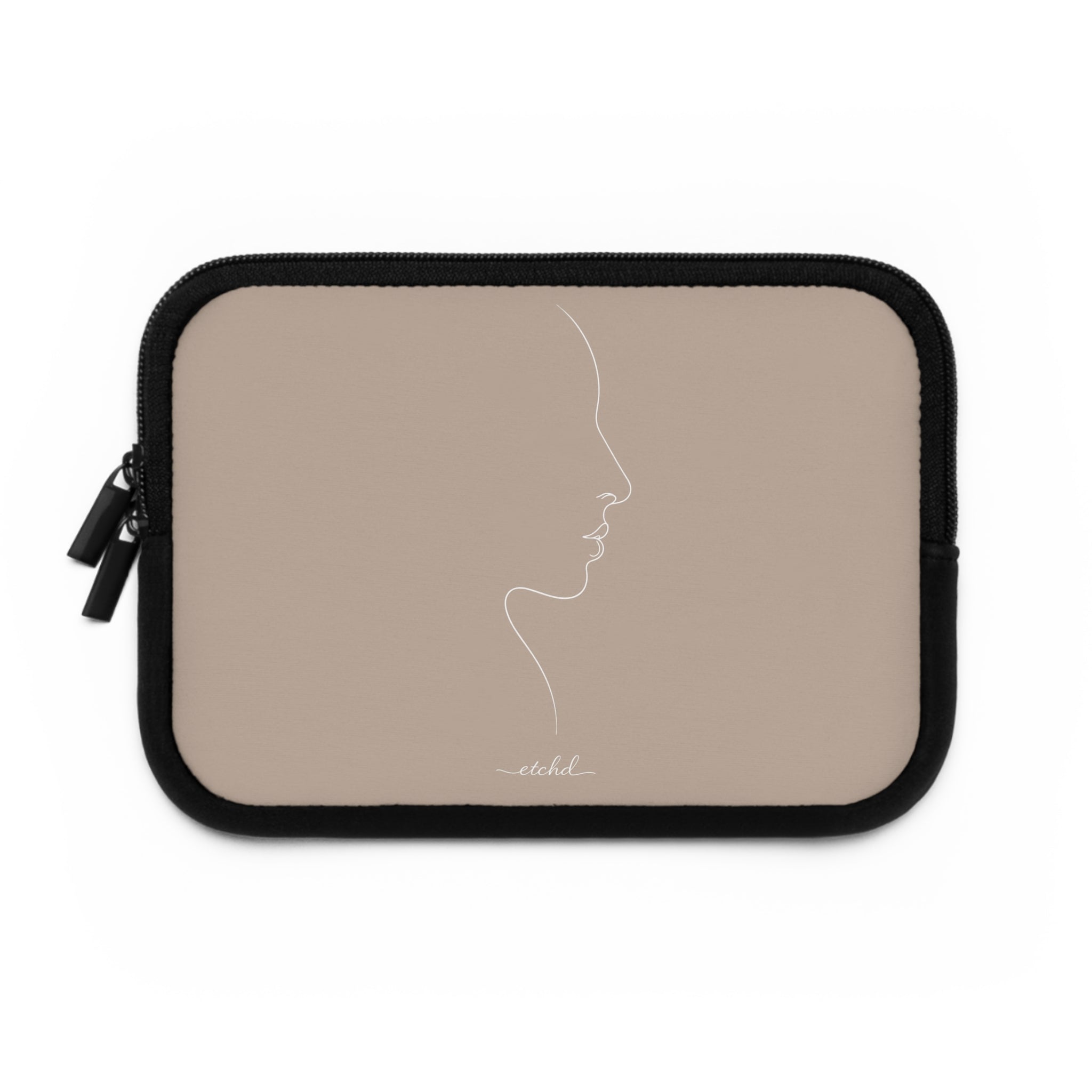 Line Profile Laptop Sleeve by etchd, view 2