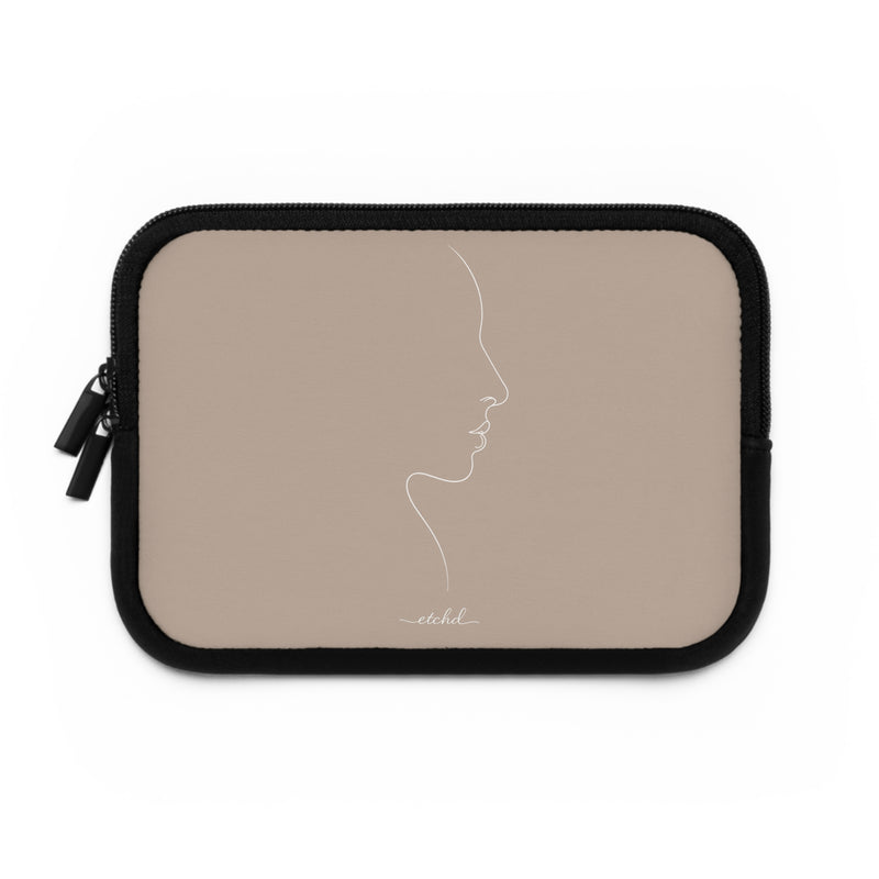 Line Profile Laptop Sleeve by etchd, view 2