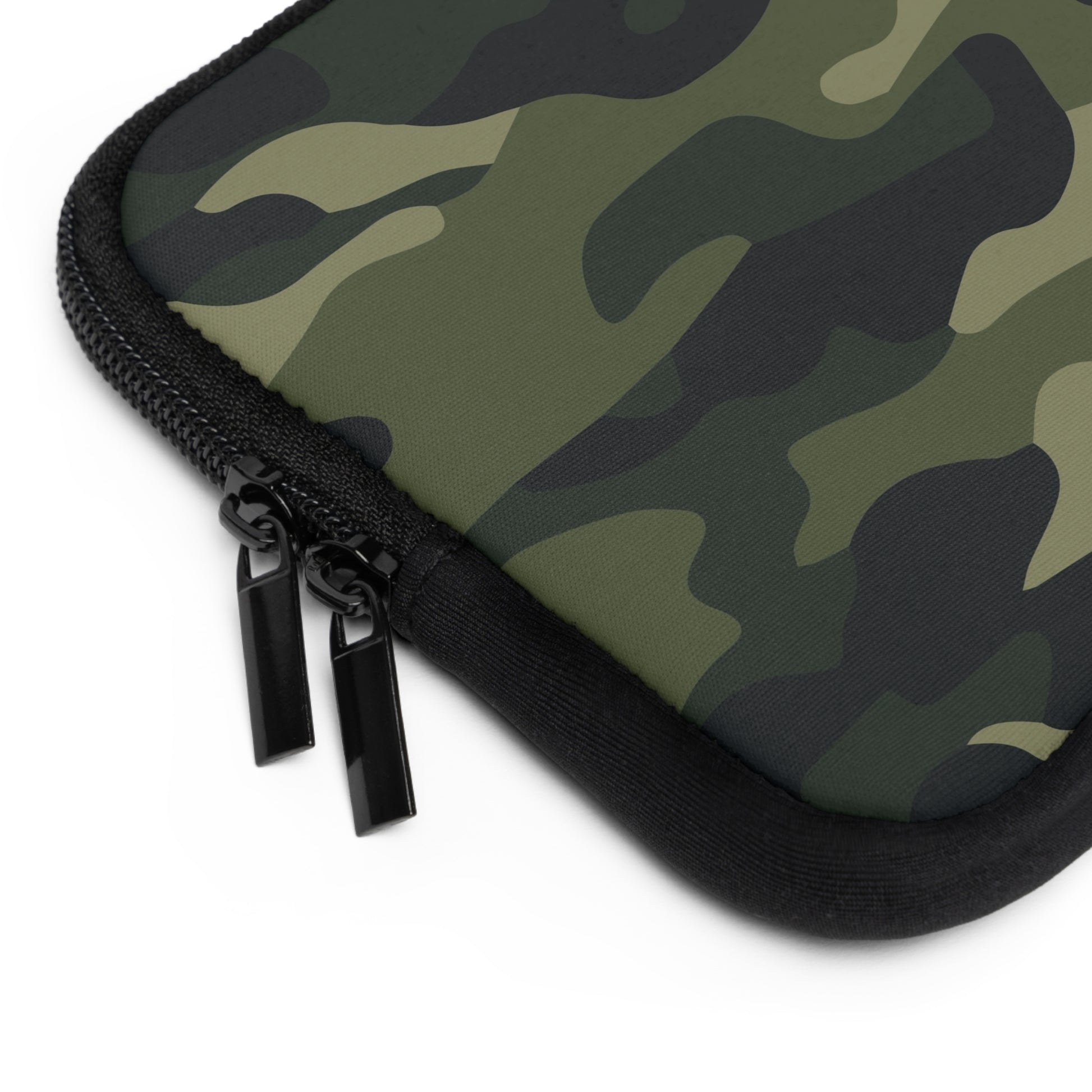 Green Camo Laptop Sleeve by etchd, view 2
