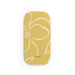Butter & Cream Floral Click-On Phone Grip by etchd