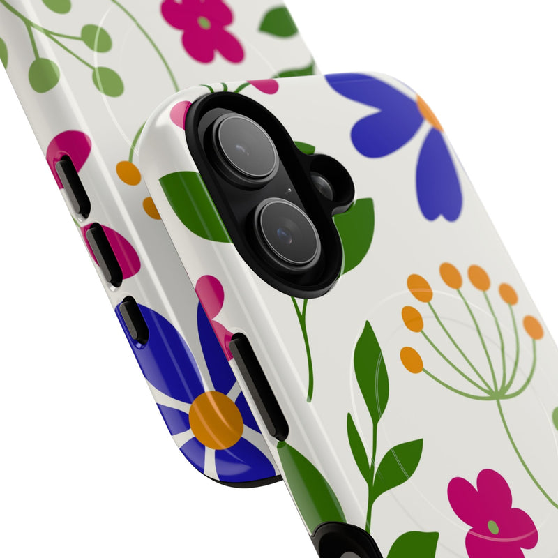 Funky Floral Magnetic Phone Case by etchd, view 87