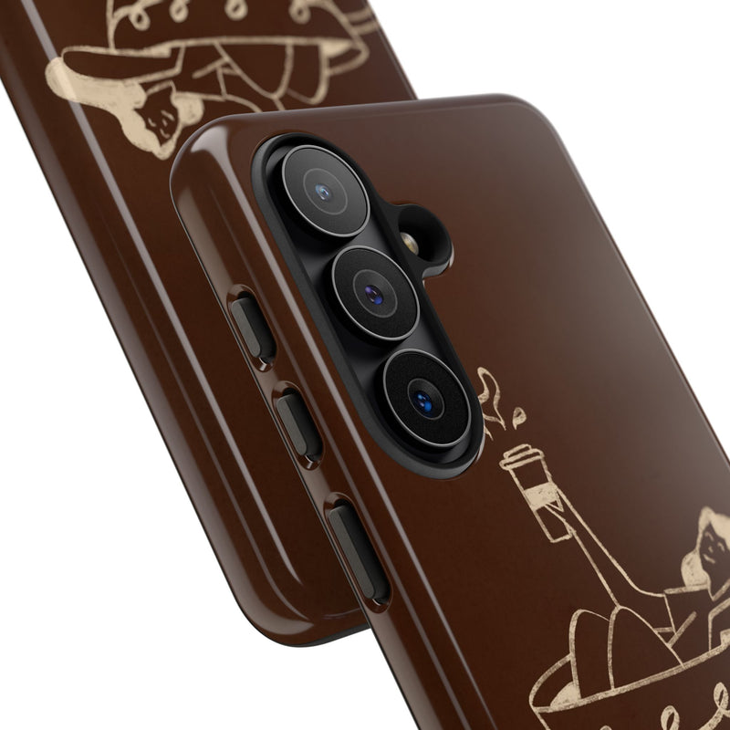 Ladies Espresso Phone Case by etchd, view 143