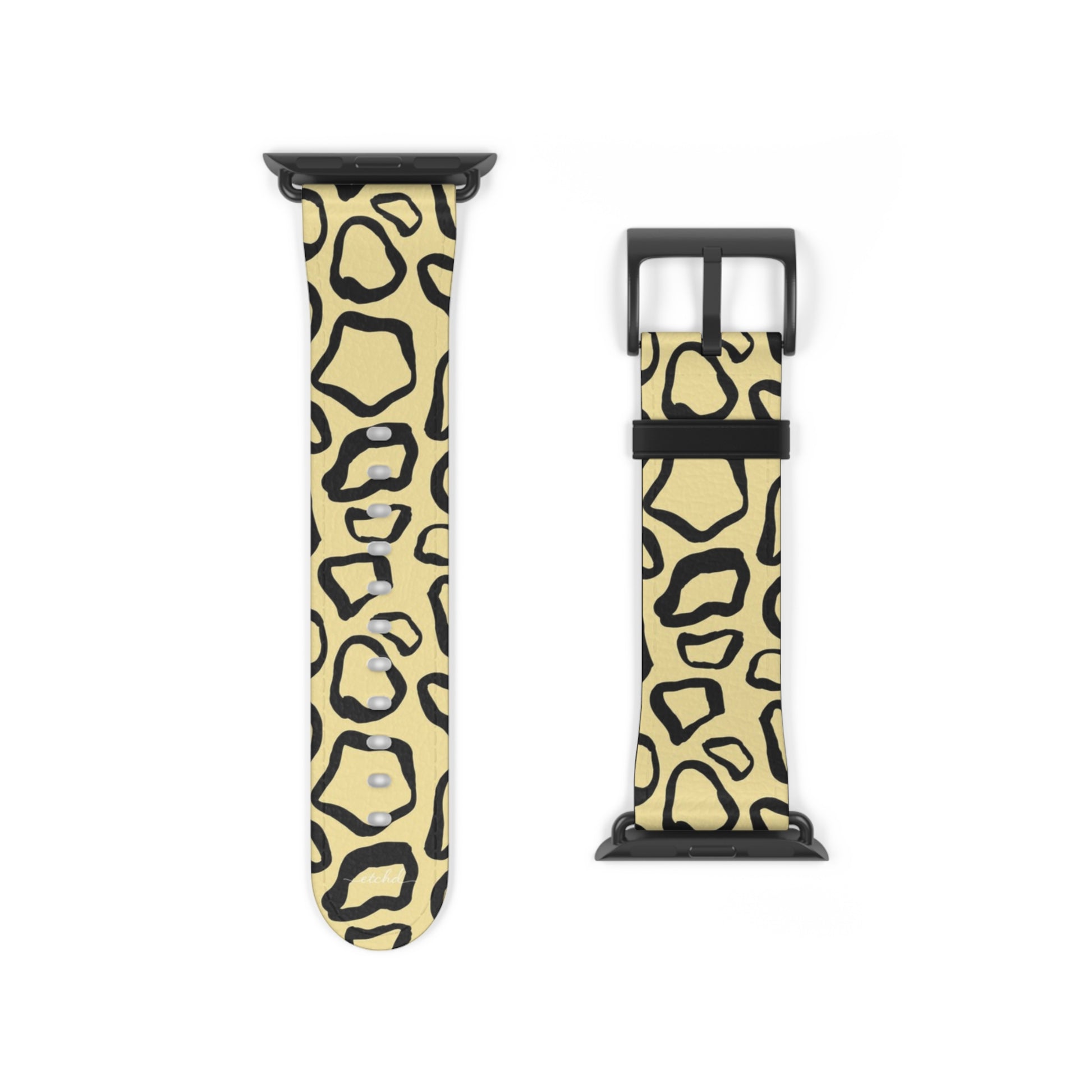 Abstract Print Butter Smartwatch Strap by etchd, view 9