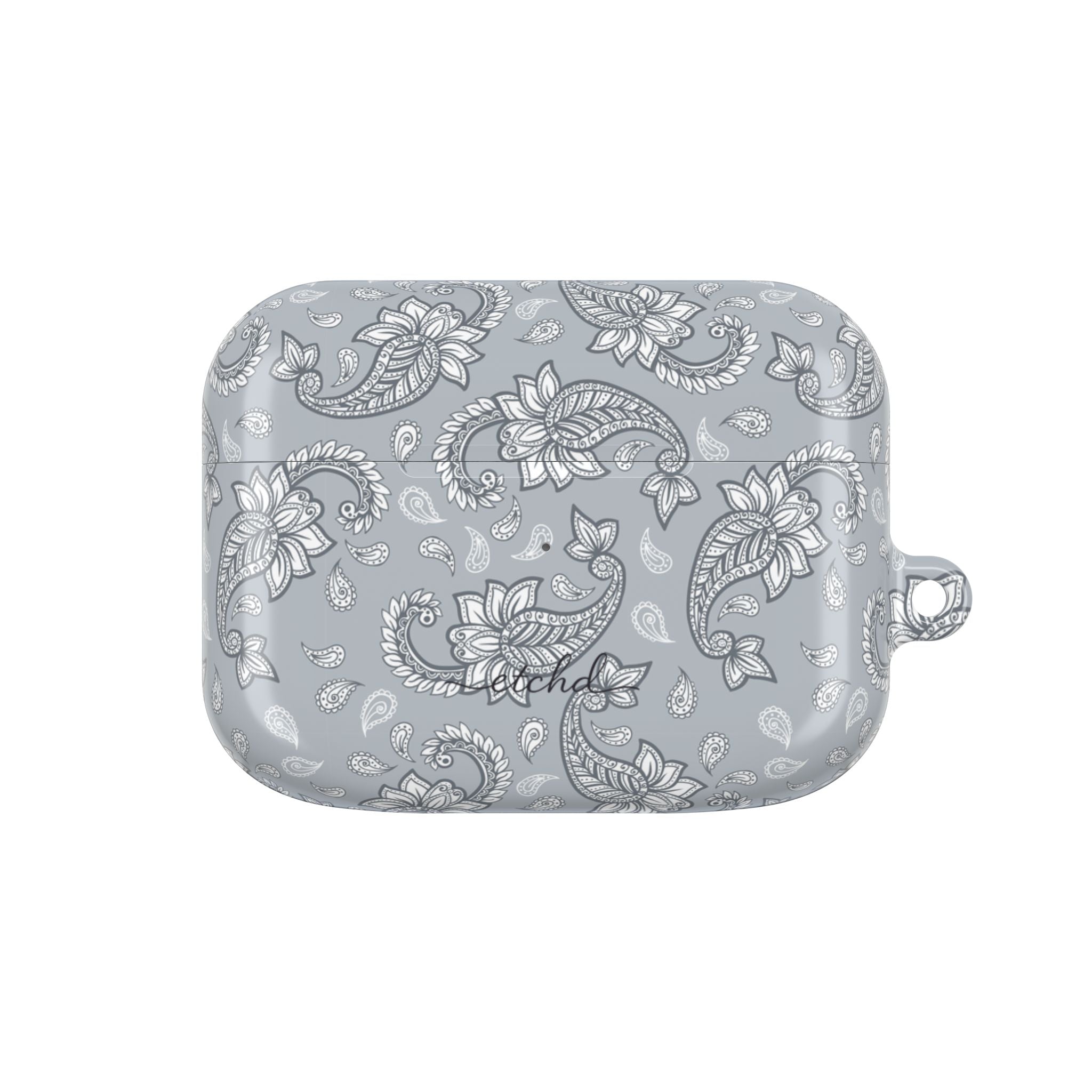 Dusty Blue Paisley AirPod Case by etchd