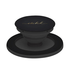 Etchd Signature Black Phone Grip And Stand by etchd, view 6