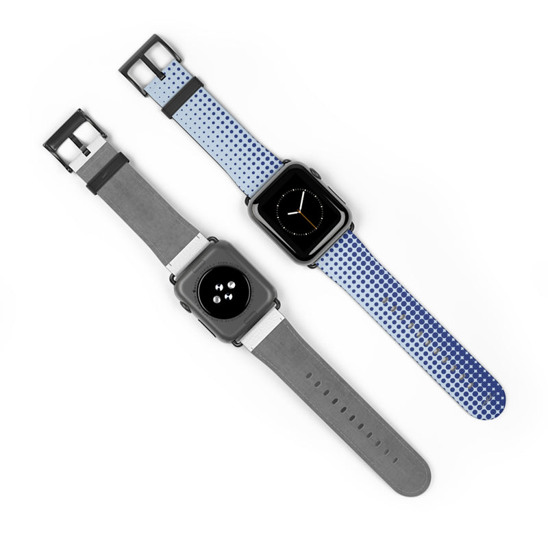 Cobalt Halftone Smartwatch Strap by etchd, view 10