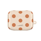 Terracotta & Cream Polka Dot Custodia per AirPods