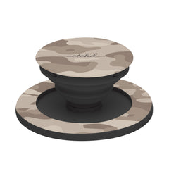 Beige Camo Phone Grip And Stand by etchd, view 6