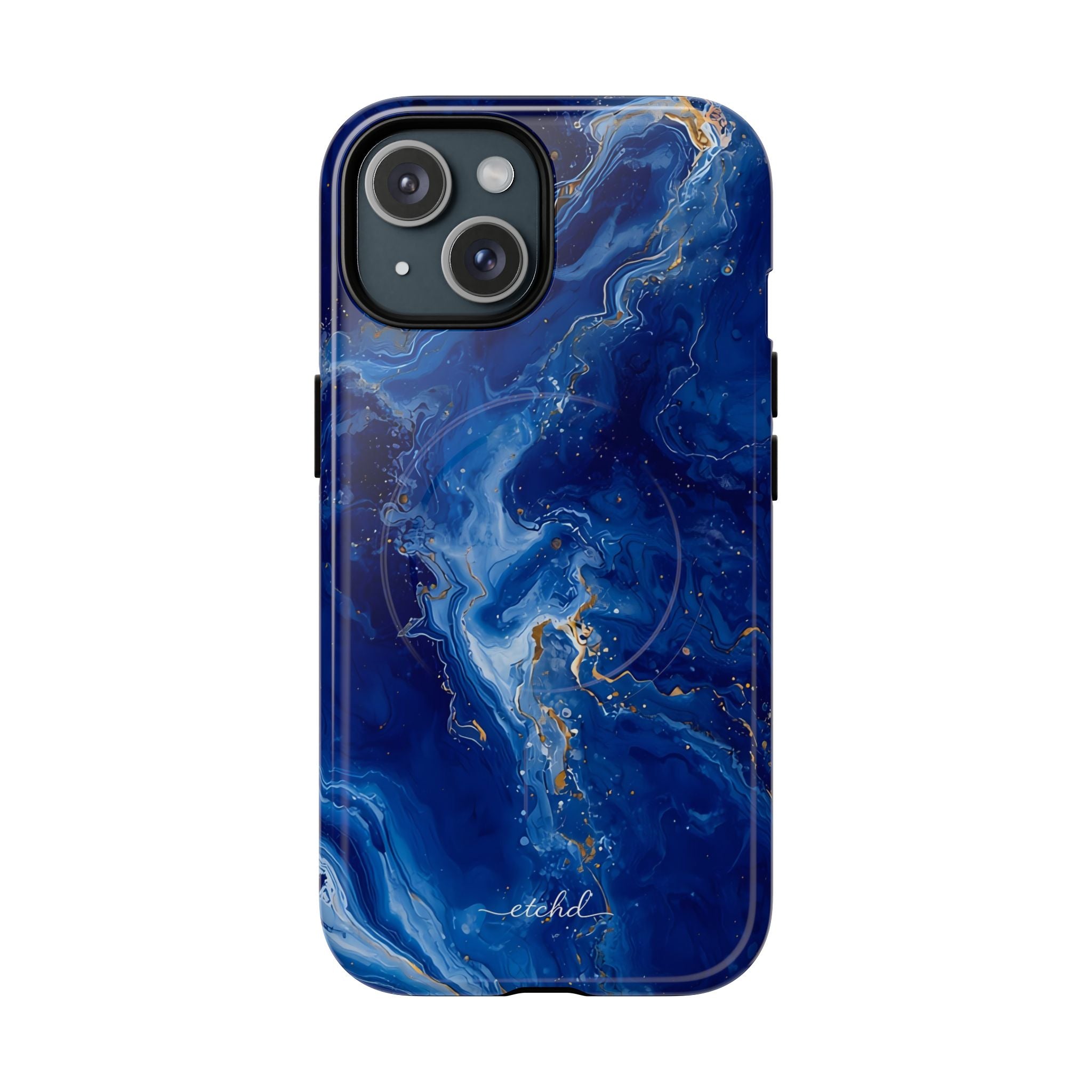 Sapphire Magnetic Phone Case by etchd, view 2