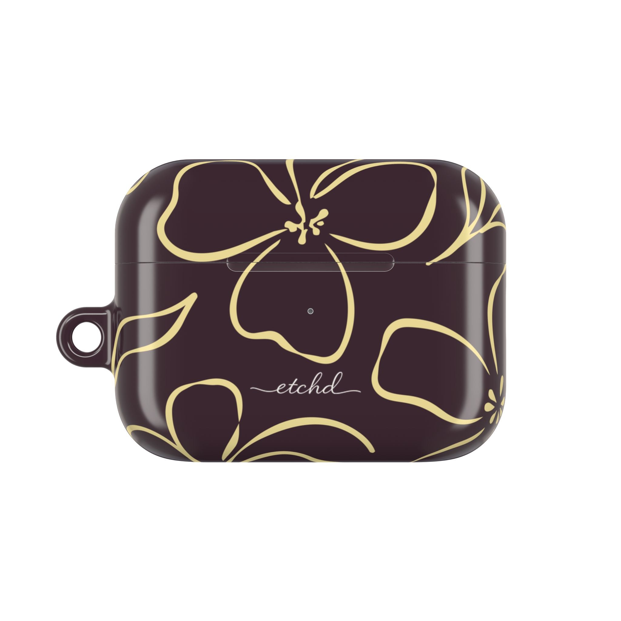 Plum & Butter Floral AirPod Case by etchd, view 2
