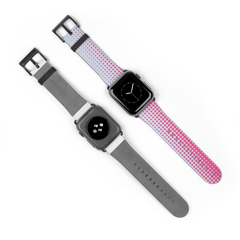 Bubblegum Halftone Smartwatch Strap by etchd, view 10