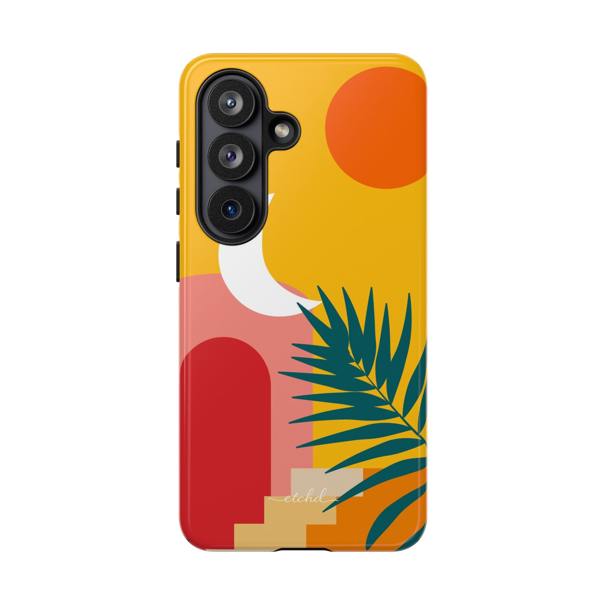 Tropical Sunset Phone Case by etchd, view 31