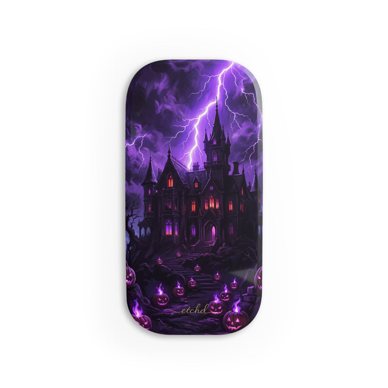 Violet Haunt Click-On Phone Grip by etchd