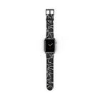 Black & White Floral Smartwatch Strap