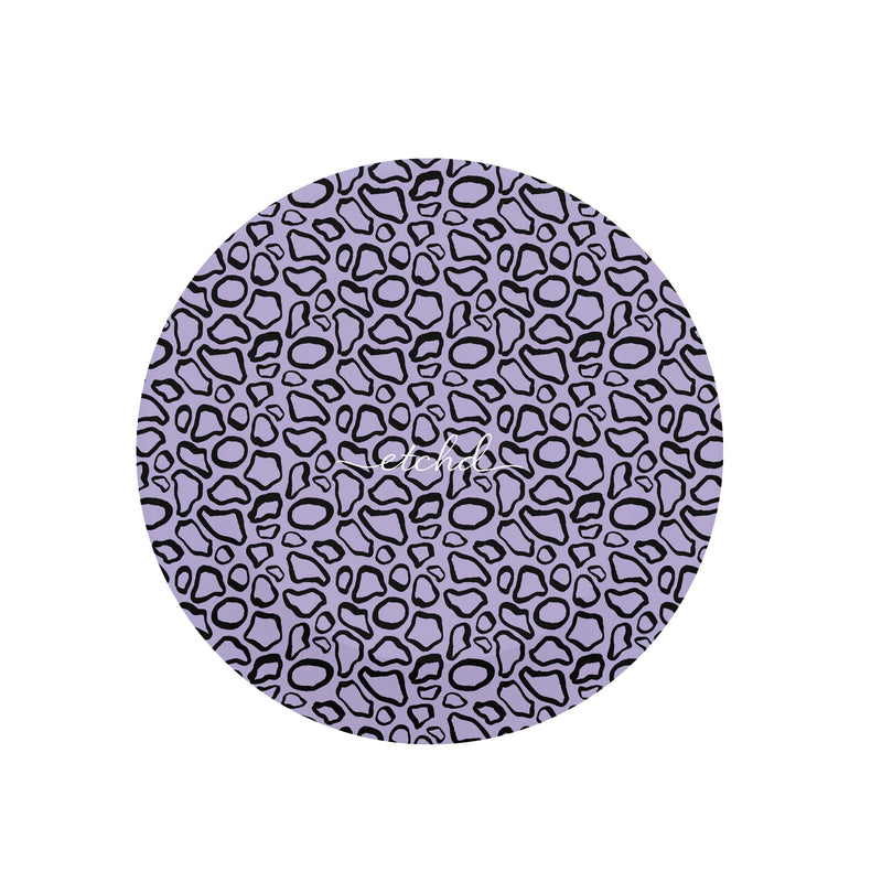 Abstract Print Lavender Phone Grip And Stand-zoom-