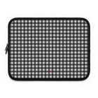 Black & White Gingham Custodia per laptop