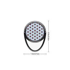Blue & Cherry Polka Dot Phone Ring Holder by etchd, view 3