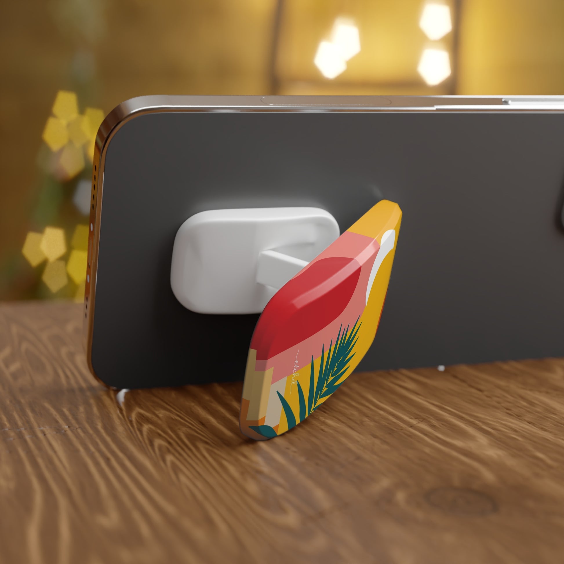 Tropical Sunset Phone Stand by etchd, view 3