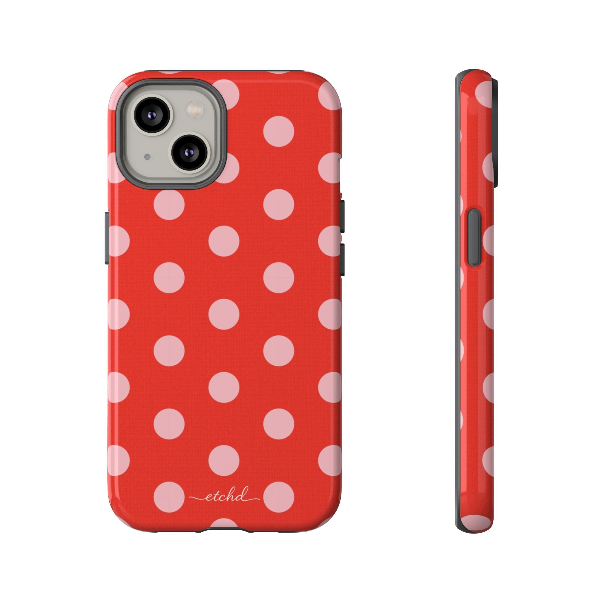 Blush And Poppy Polka Dot Phone Case