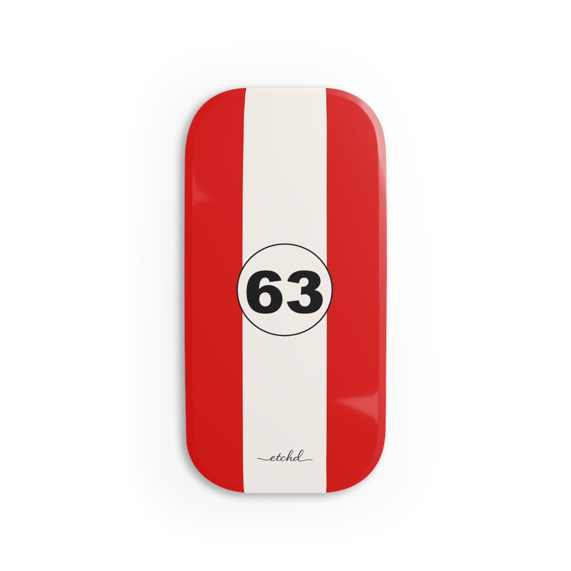 Monza Red Click-On Phone Grip by etchd
