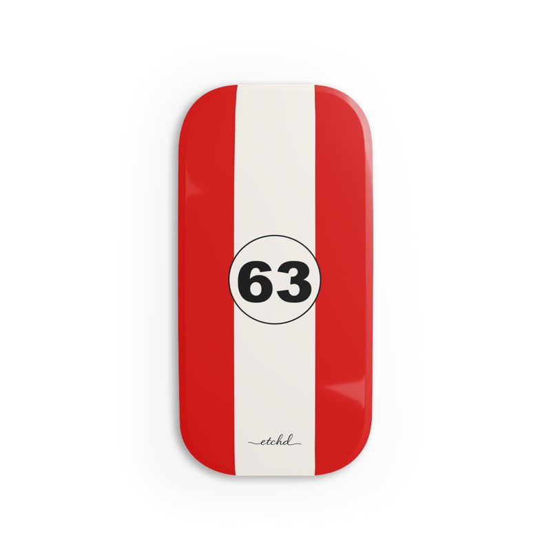 Monza Red Click-On Phone Grip by etchd