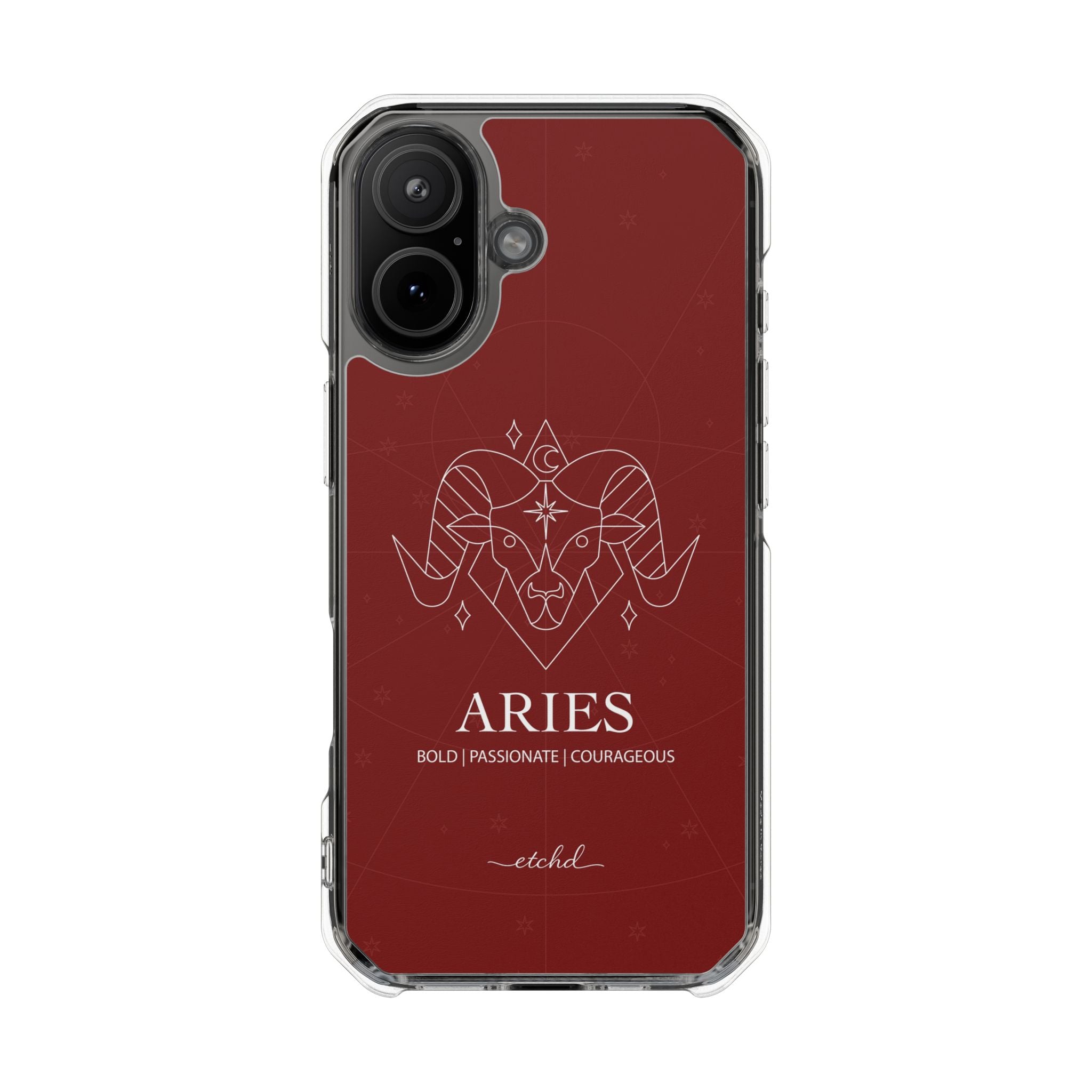 Aries Clear Magnetic Phone Case by etchd, view 13