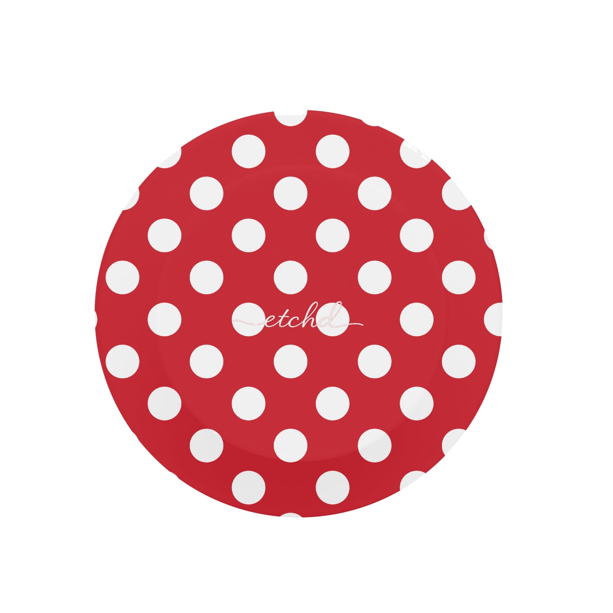 Classic Red Polka Dot Phone Grip And Stand by etchd, view 3