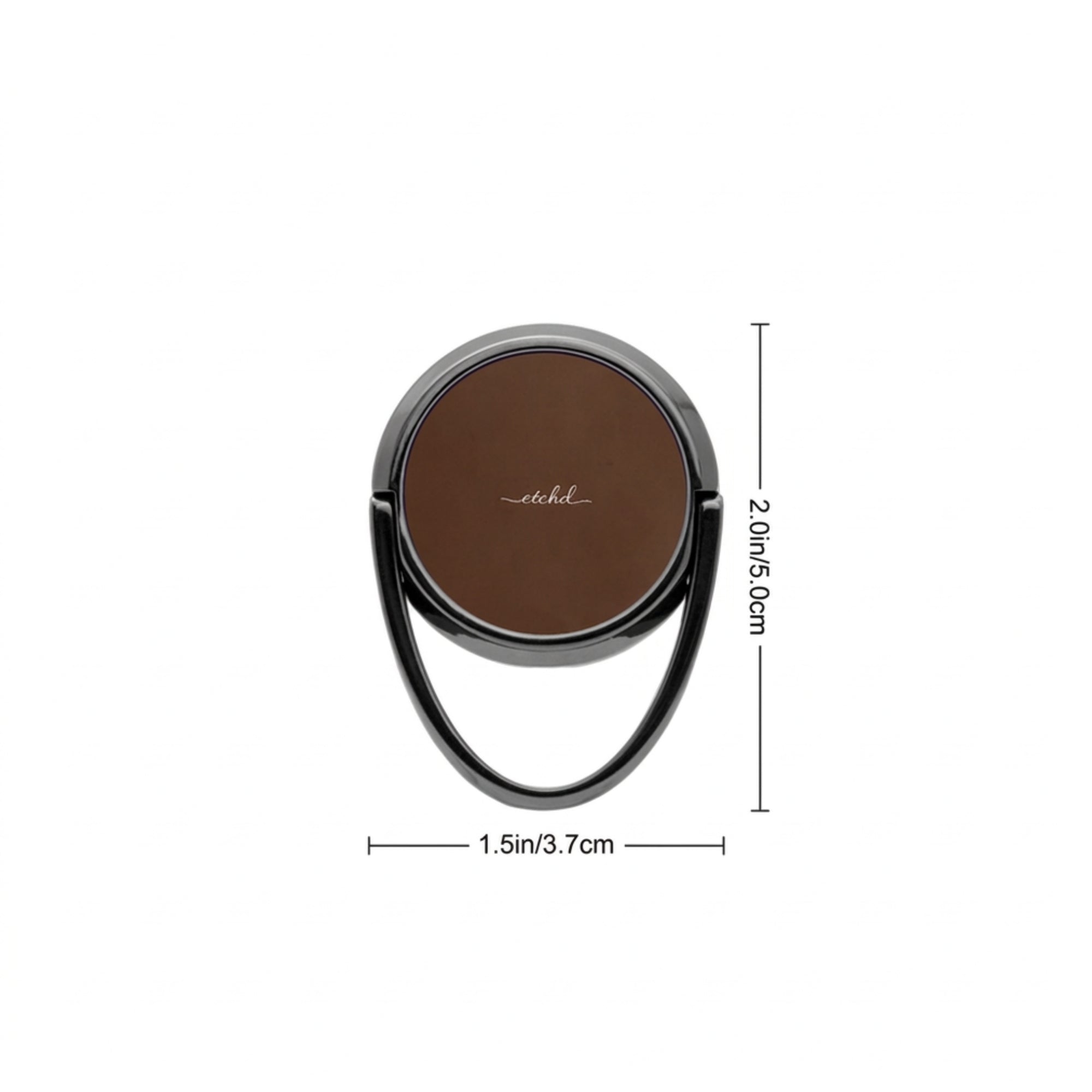 Brown Phone Ring Holder by etchd, view 3