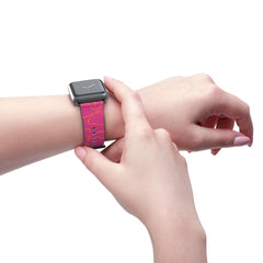 Pink & Orange Floral Smartwatch Strap by etchd, view 11