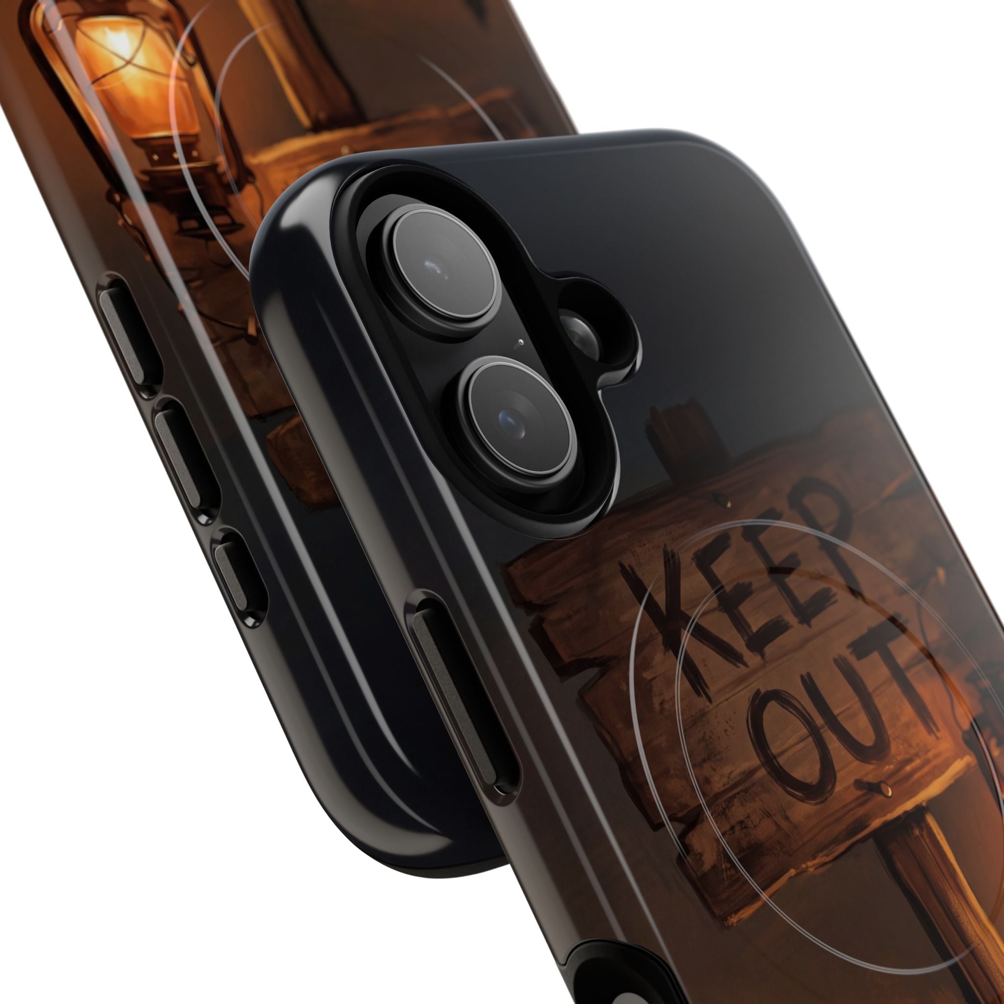Keep Out Magnetic Phone Case by etchd, view 87