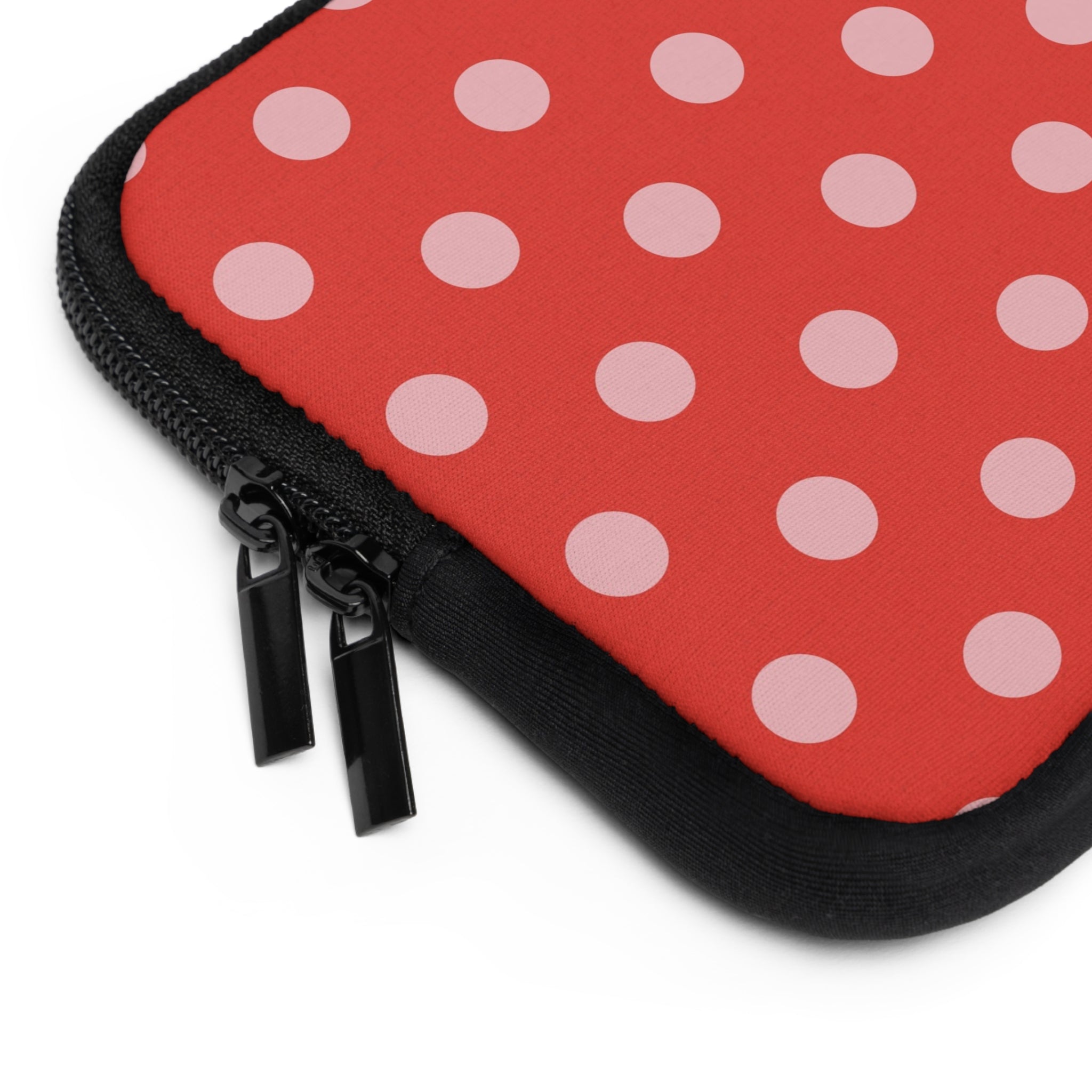 Blush & Poppy Polka Dot Laptop Sleeve by etchd, view 12