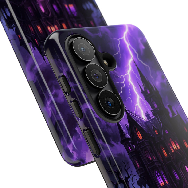 Violet Haunt Phone Case by etchd, view 209