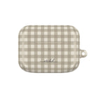 Neutral Gingham Custodia per AirPods