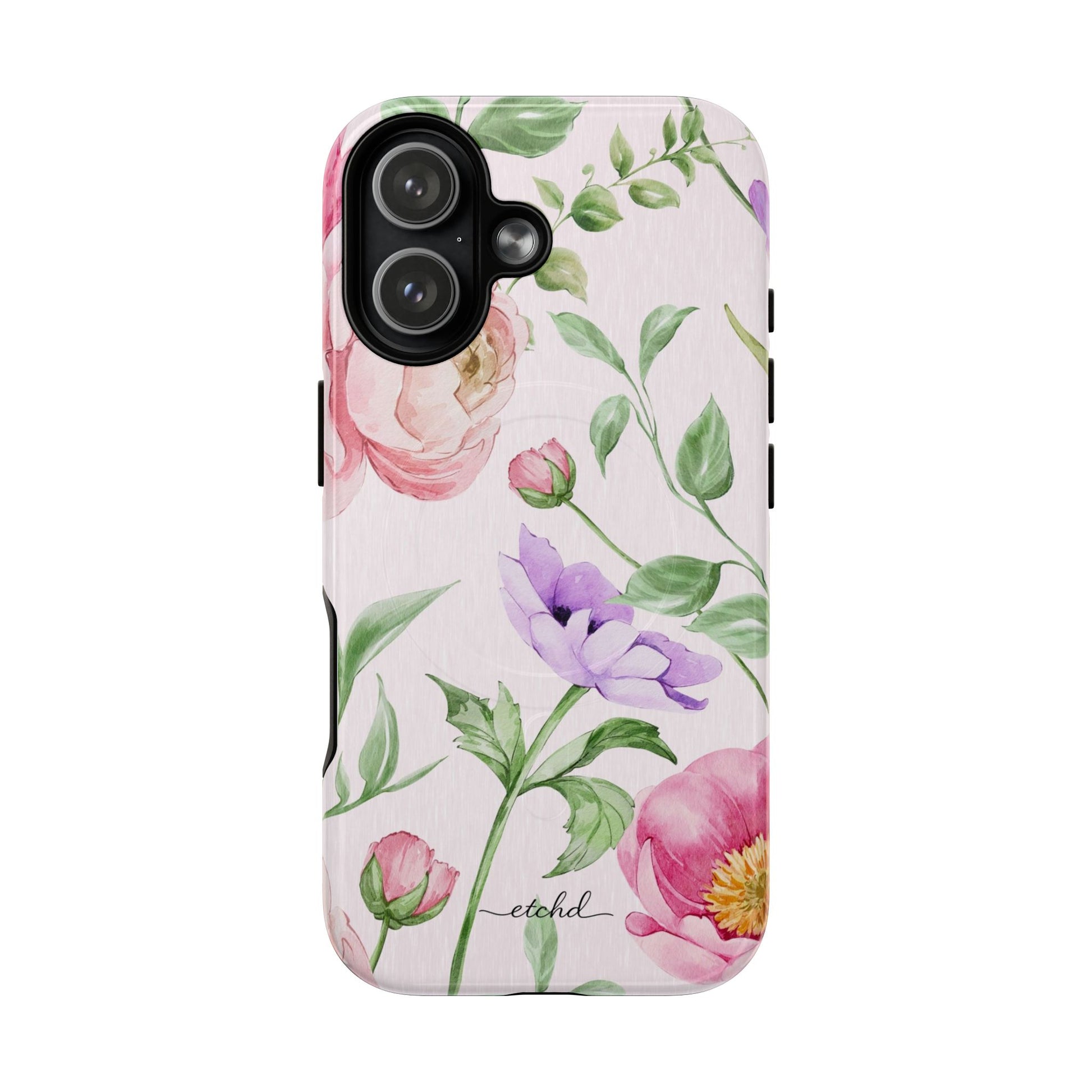 Peony Bloom Magnetic Phone Case-13