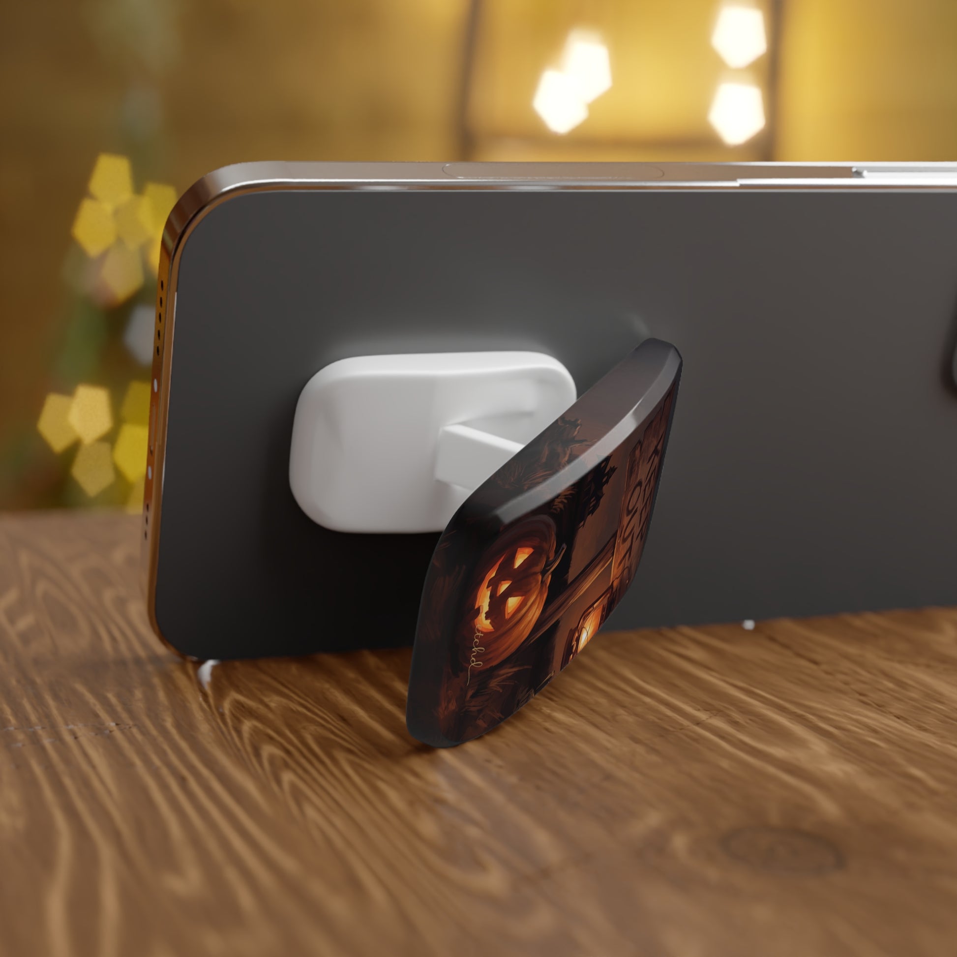 Keep Out Click-On Phone Grip by etchd, view 4