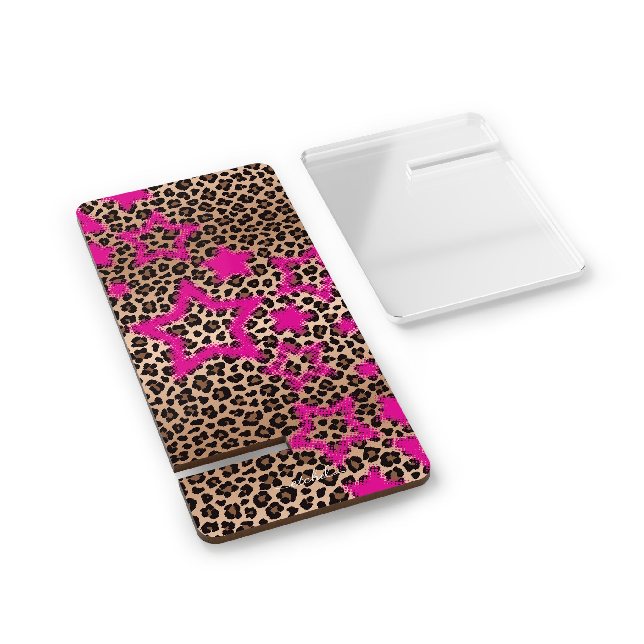Y2K Leopard Phone Stand by etchd, view 2